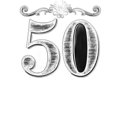 jewelry, 3d render, photorealistic, 50th transparent PNG cut-out