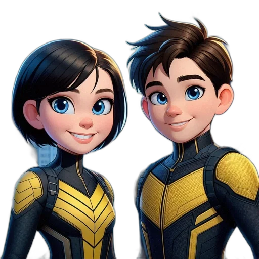 cartoon, comic book art, 3d render, concept art transparent PNG cut-out