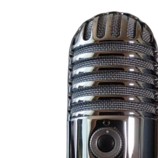 shiny, microphone, blurred, background transparent PNG cut-out