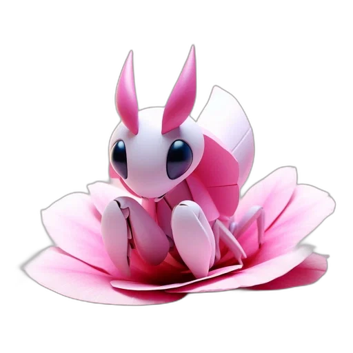 flower, dragon, creature, animal transparent PNG cut-out