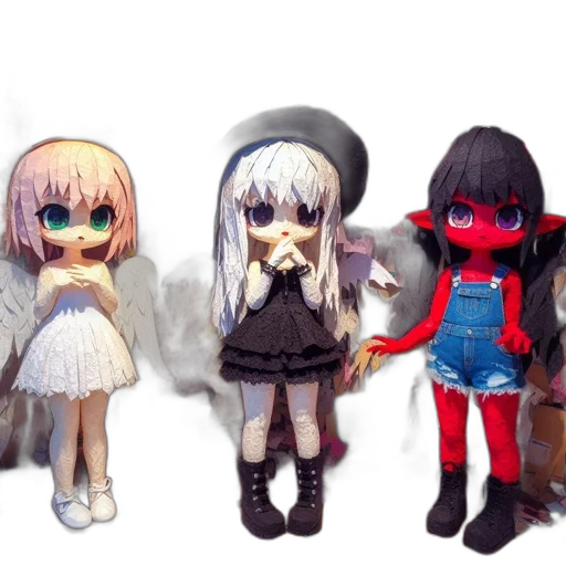 mask, 3d render, anime, pixel art transparent PNG cut-out