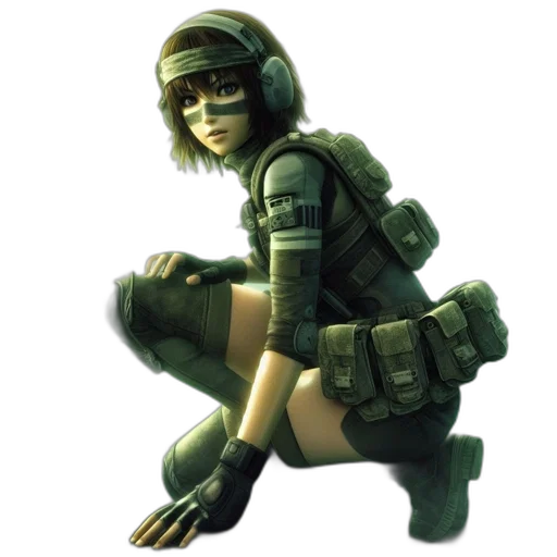 weapon, robot, staff, dress transparent PNG cut-out