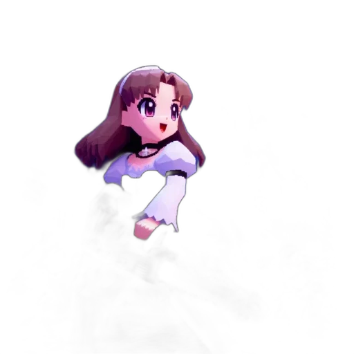 dress, creature, robot, staff transparent PNG cut-out