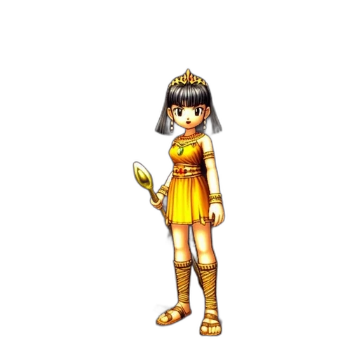 staff, jewelry, dress, pixel art transparent PNG cut-out