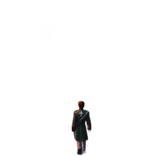 staff, jacket, robot, creature transparent PNG cut-out