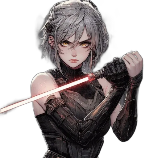 sword, weapon, staff, comic book art transparent PNG cut-out