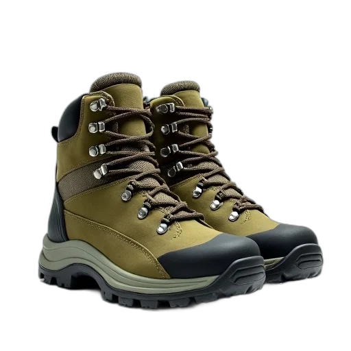 shoes, 3d render, pair, hiking transparent PNG cut-out