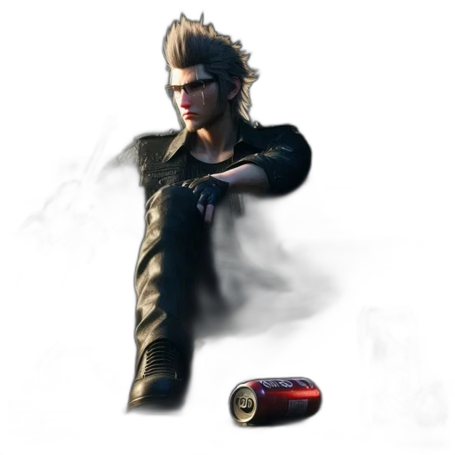 jacket, weapon, car, staff transparent PNG cut-out