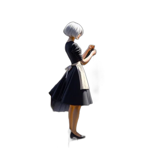 dress, staff, robot, jacket transparent PNG cut-out
