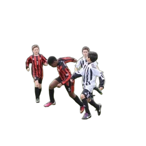 3d render, group, young, boys transparent PNG cut-out
