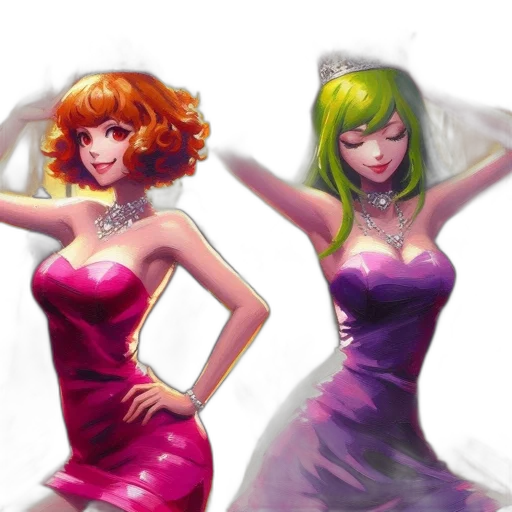 dress, concept art, fantasy art, pixel art transparent PNG cut-out