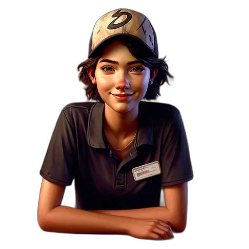 staff, hat, face, weapon transparent PNG cut-out