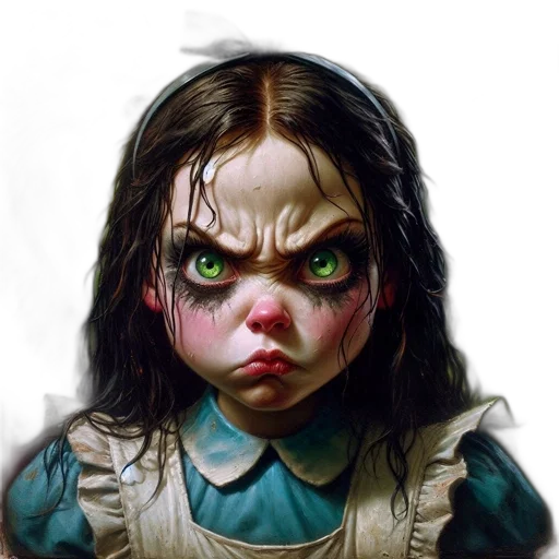 face, creature, mask, concept art transparent PNG cut-out
