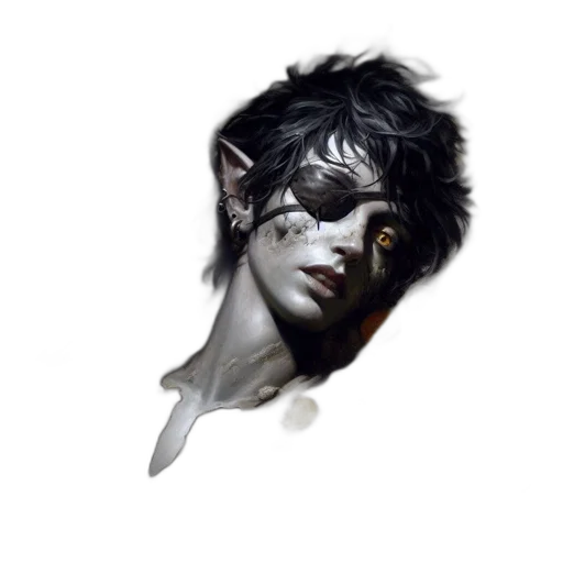 mask, face, creature, staff transparent PNG cut-out