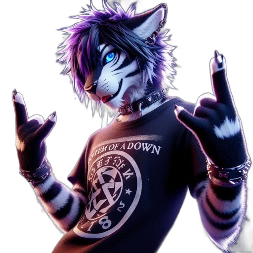 jacket, fantasy art, vaporwave, cyberpunk transparent PNG cut-out