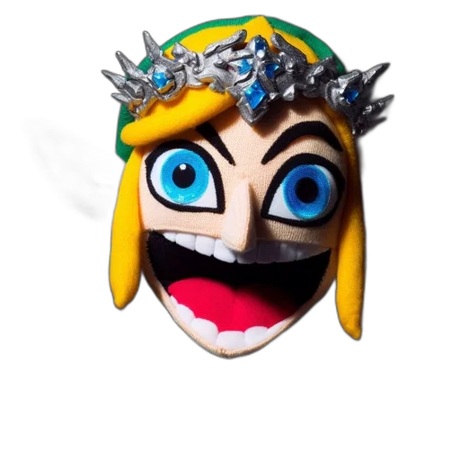 mask, crown, face, creature transparent PNG cut-out