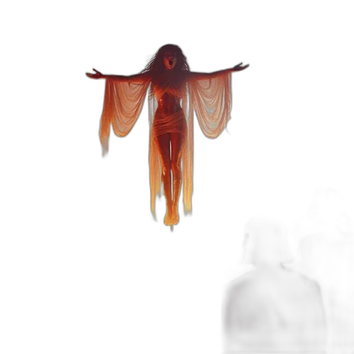 creature, hair, dress, crown transparent PNG cut-out