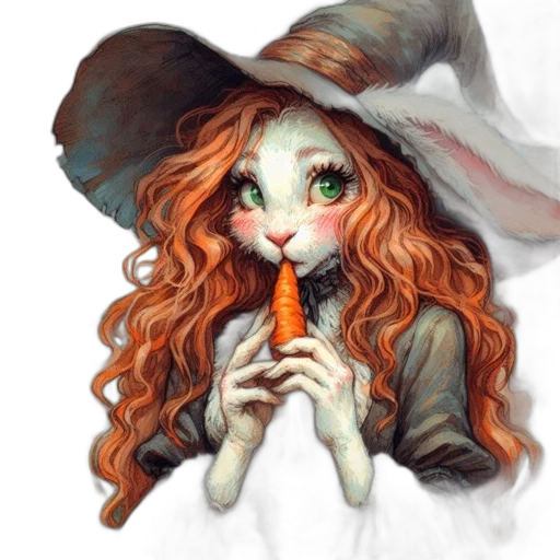 staff, mask, hat, fantasy art transparent PNG cut-out