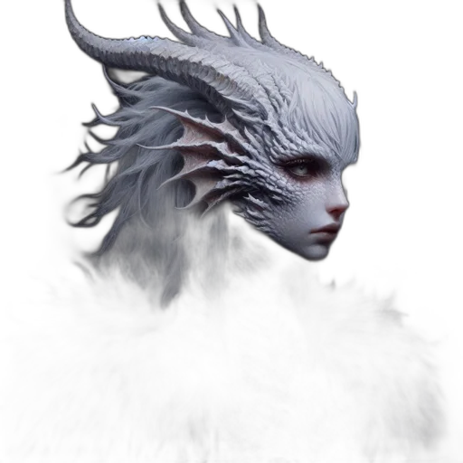 dragon, creature, mask, face transparent PNG cut-out