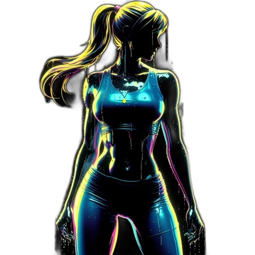 robot, dress, comic book art, concept art transparent PNG cut-out