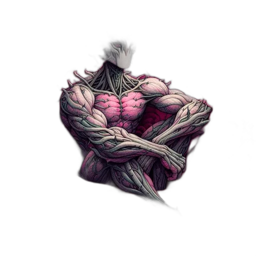 creature, hair, dragon, flower transparent PNG cut-out
