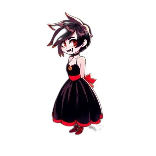 dress, staff, flower, mask transparent PNG cut-out