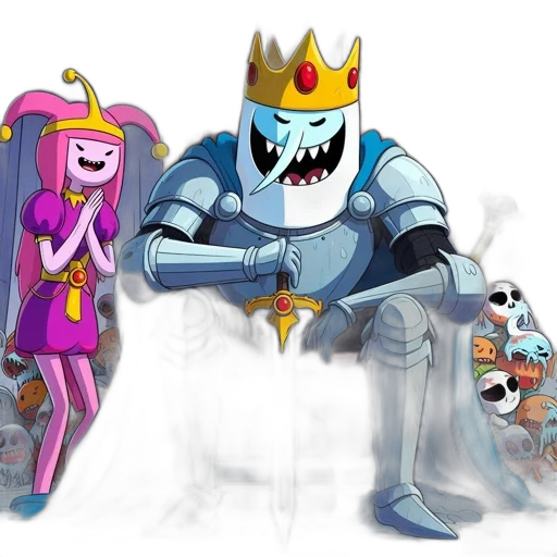 crown, robot, concept art, fantasy art transparent PNG cut-out
