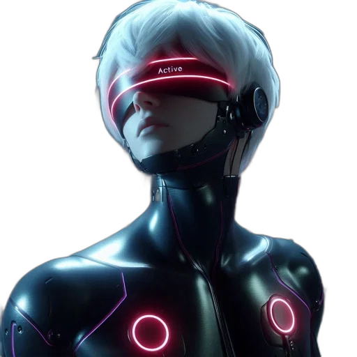 robot, mask, face, staff transparent PNG cut-out