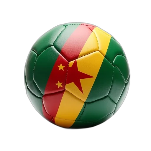 soccer, ball, gambia, flag transparent PNG cut-out