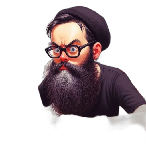 hat, face, cartoon, concept art transparent PNG cut-out