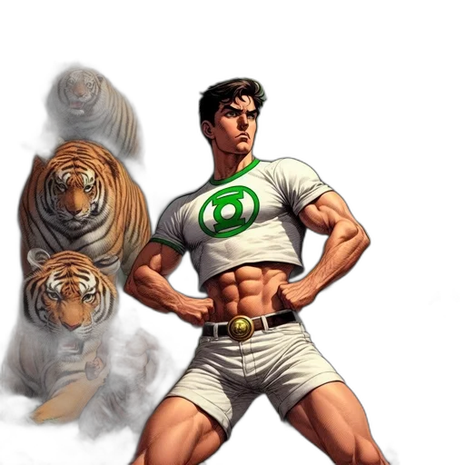 animal, comic book art, concept art, pixel art transparent PNG cut-out