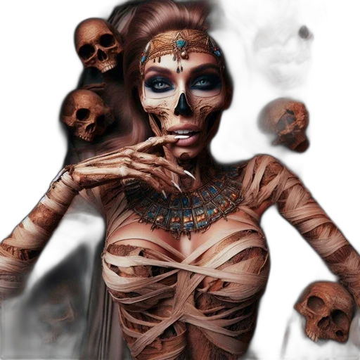 jewelry, dress, mask, face transparent PNG cut-out