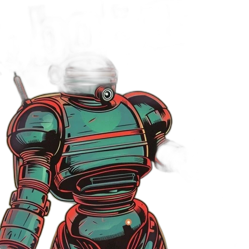 robot, weapon, sword, 3d render transparent PNG cut-out
