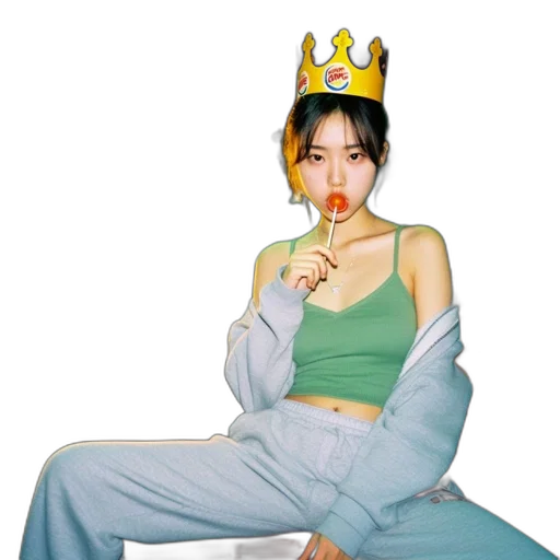 crown, jewelry, vaporwave, concept art transparent PNG cut-out