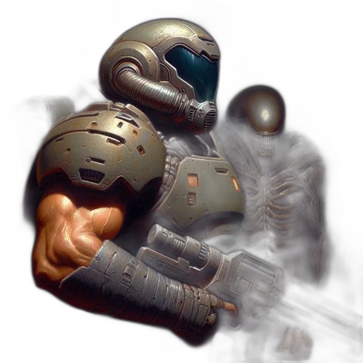 mask, weapon, robot, face transparent PNG cut-out