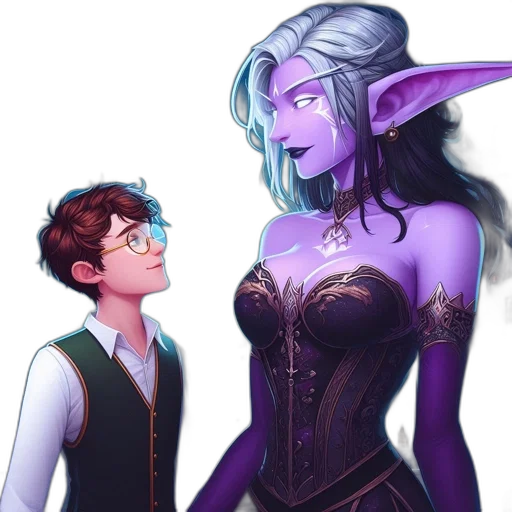 fantasy art, concept art, pixel art, comic book art transparent PNG cut-out