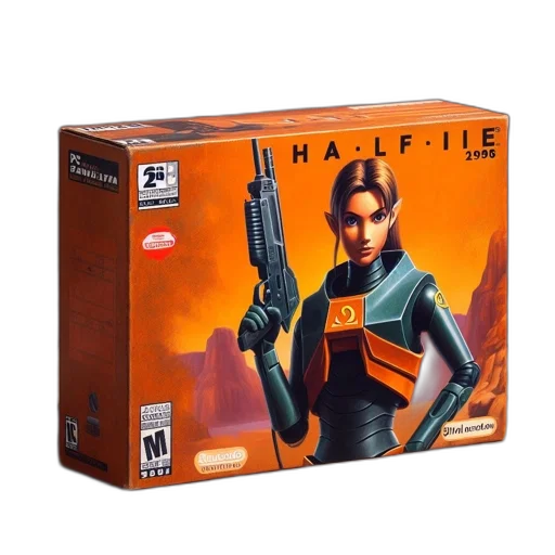 concept art, box, art, half-life transparent PNG cut-out