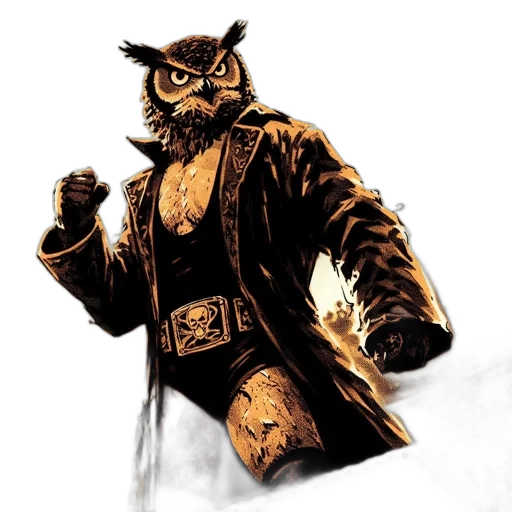 jacket, staff, animal, mask transparent PNG cut-out