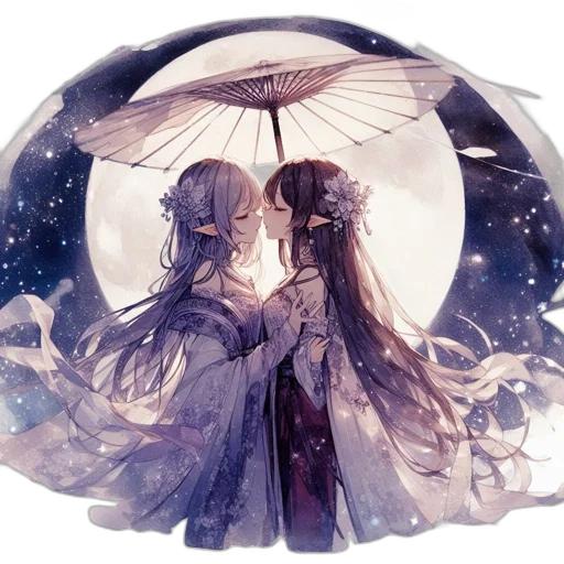 umbrella, dress, mask, watercolor transparent PNG cut-out