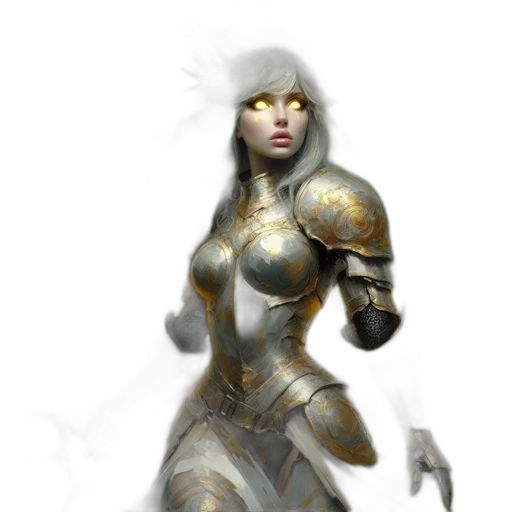 robot, sword, weapon, fantasy art transparent PNG cut-out