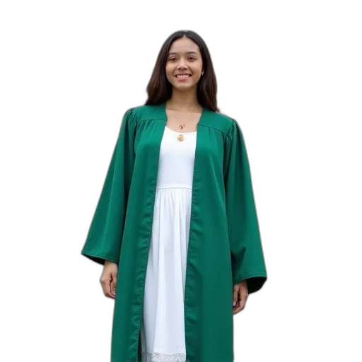 dress, jacket, staff, green transparent PNG cut-out