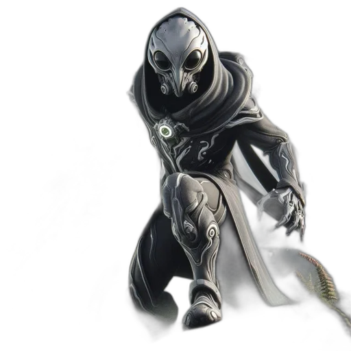 mask, creature, robot, weapon transparent PNG cut-out