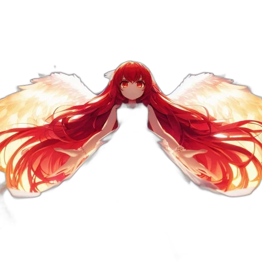 dress, dragon, hair, creature transparent PNG cut-out
