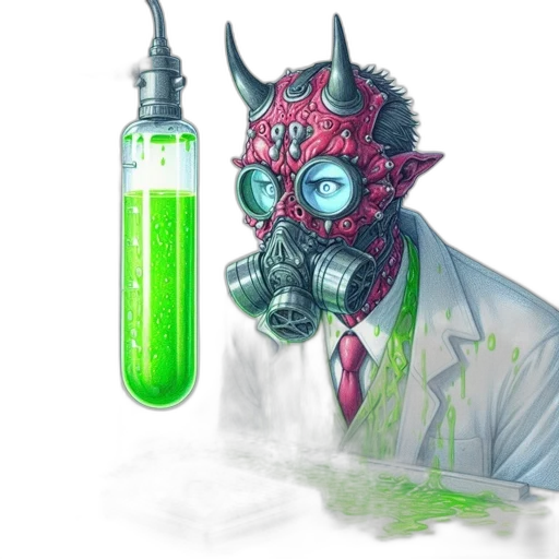 mask, concept art, cyberpunk, fantasy art transparent PNG cut-out