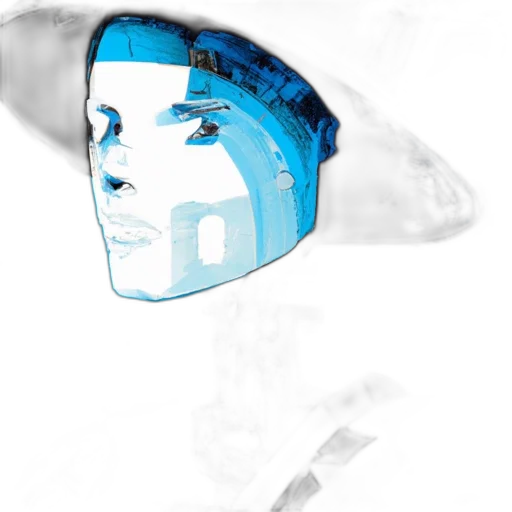 mask, face, jewelry, robot transparent PNG cut-out
