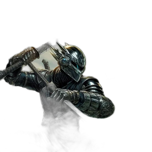 weapon, robot, sword, staff transparent PNG cut-out