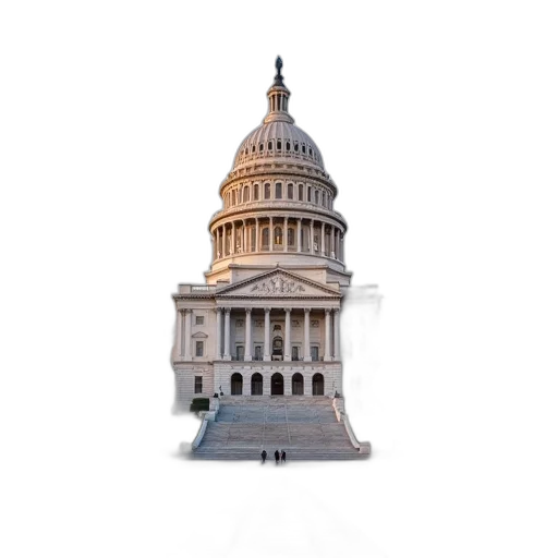 building, crown, 3d render, photorealistic transparent PNG cut-out