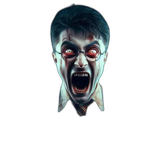 face, mask, creature, staff transparent PNG cut-out