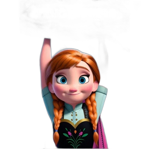 dress, staff, crown, face transparent PNG cut-out
