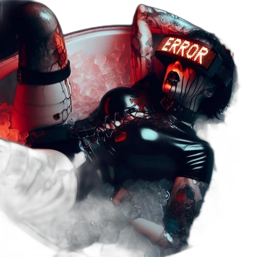 weapon, mask, robot, concept art transparent PNG cut-out